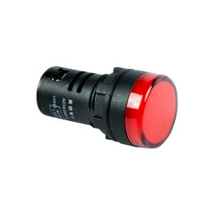 Индикатор Ø30  220V  красный LED  (RWE-618)  REXANT